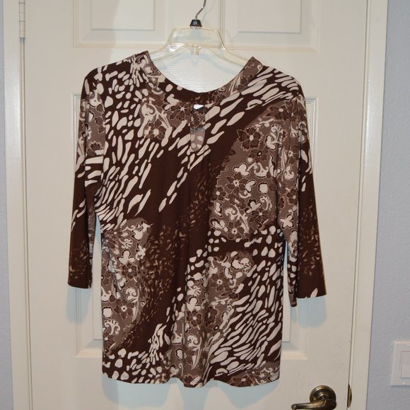 Brown Fashion Top size XL - Picture 1 of 4
